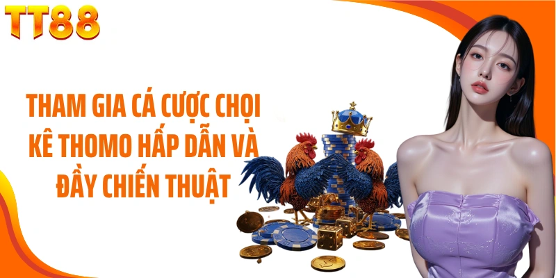 Tham gia cá cược chọi kê Thomo hấp dẫn và đầy chiến thuật